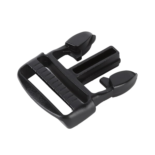 5 Pcs Quick Release Plastic Double Adjustable Strap Buckles Replacement DIY Crafts for Backpack Black For 38mm Wide Strap
