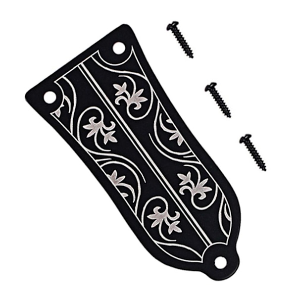 XJ-Kitara Truss Rod -suojus Gr34 Truss Rod -muotoinen kotelo sähkökitaralle (musta)