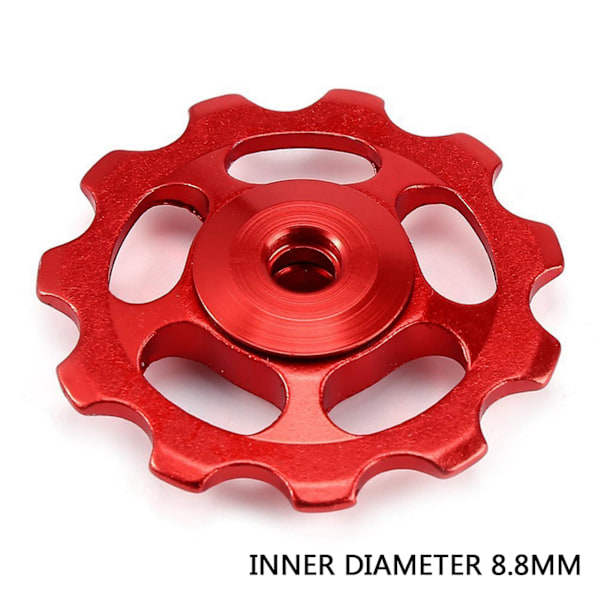 XJ-4x 11t Cykel Ultralet Aluminium Legering Udendørs Leje Hjul Bagskifter Pulleys Cykeldele-r