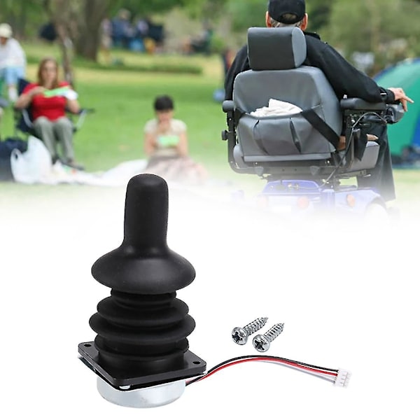 Universal Elektrisk Rullstols Rocker Joystick 360 graders Rotation Intelligent Joystick (trasslig)