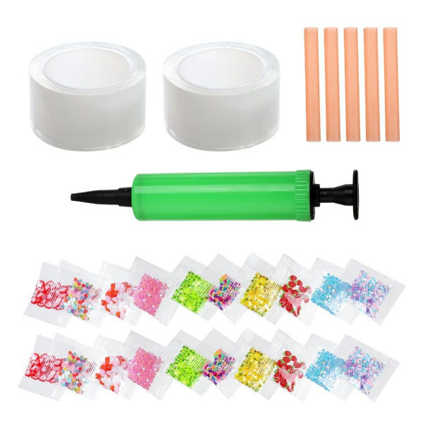 XJ-Nano Tejp Bubbelkit DIY Bubbelballonger
