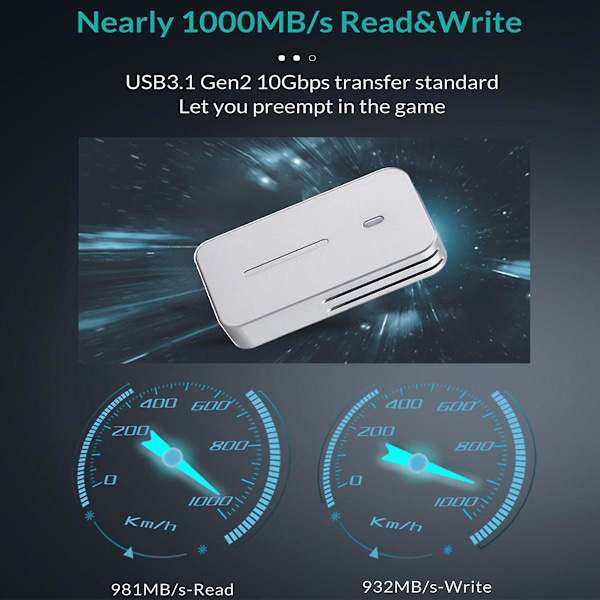 XJ-M.2 Nvme 2230 Ssd Kabinet Nvme Til Usb Adapter 10gbps Usb 3.2 Gen2 Usb C Ekstern Case Boks Til M2
