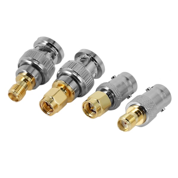 XJ-4 stk. Bnc til Sma Type Hann Hunn Rf-kontakt Adapter Test Konverteringssett