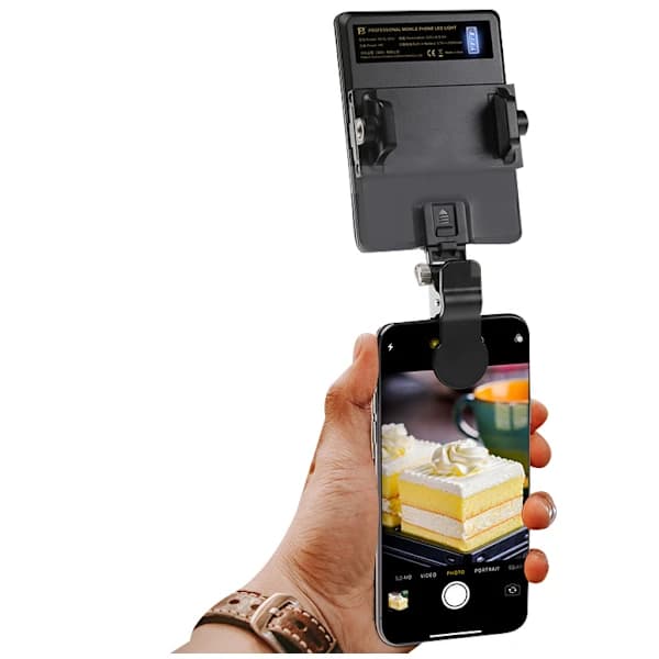 60 LED Højtydende Genopladelig Clip-on Videolys[pl]