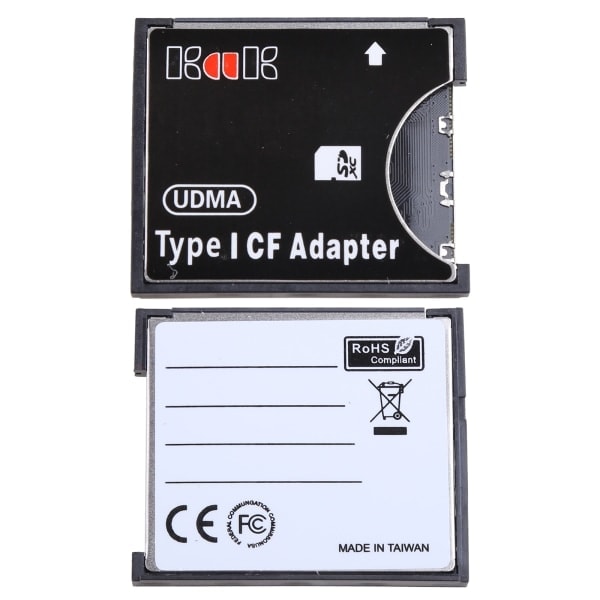 Kamera SD SDHC SDXC - High Speed Extreme Compact Flash CF Type I -muistikorttisovitin szq