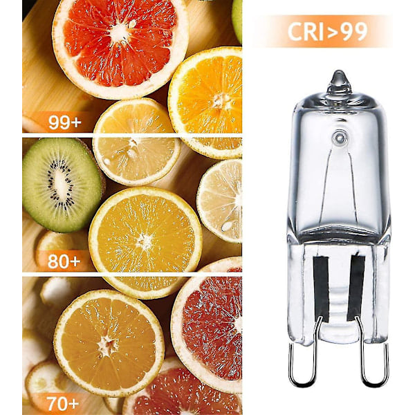 G9 Halogenpærer 28w (29w) 230v 2800k Varmhvit Dimbar, G9 Kapselpærer For Lysekroner, Vegglamper, Bordlamper, 10-pakning