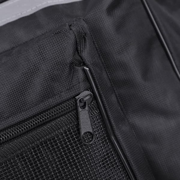 Dobbelt Cykeltaske 25L Vandtæt Polyester Med Reflekterende Striber til Pendling Indkøb Elcykel Sort black
