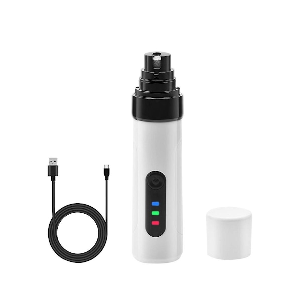 XJ-Electric Nageltrimmer för Husdjur USB Uppladdningsbar Manikyrtrimmer Multifunktionell Smart Nageltrim
