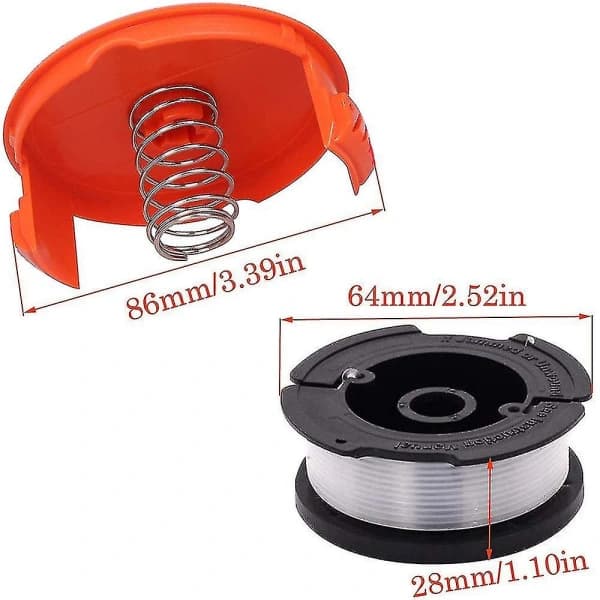 Black+Decker A6481 Ersättningsspole och lina för Reflex Trimmers[JUN]