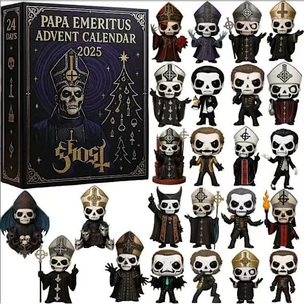 [CA] Papa Emeritus Julekalender, Akryl Nøgleringe