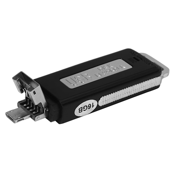 XJ-16 GB USB-röstinspelare, Mini ljudinspelare för föreläsningar, möten, fickröstinspelare för inomhusbruk
