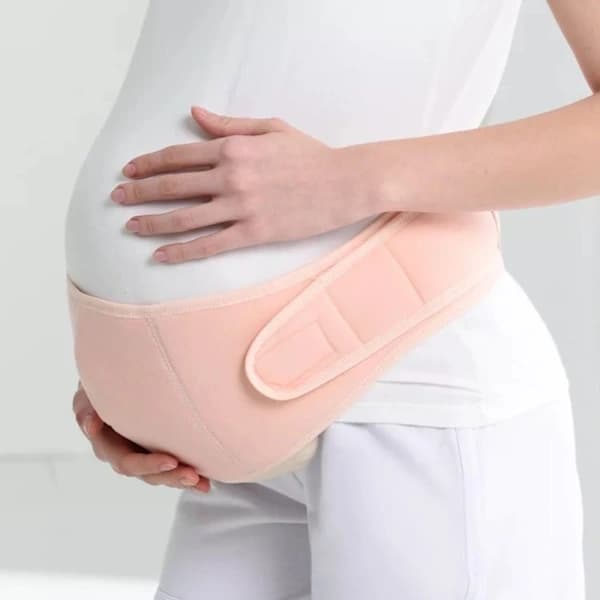 Underkläder Gravidbälte Abdominal Bander BEIGE L beige L[XJ]