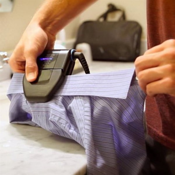 XJ-Sammenklappeligt bærbart strygejern kompakt touchup mini elektrisk strygejern sammenklappeligt rejsestrygejern til dable eliminering af tøjfolder værktøj