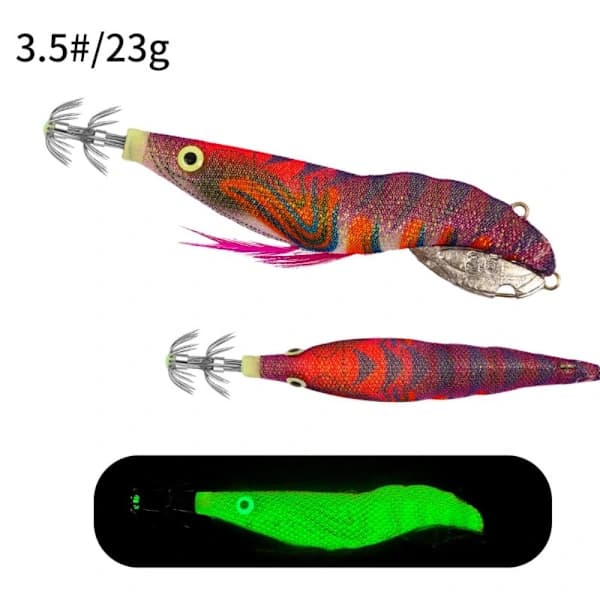 Träkräftor lockar bläckfiskhake 001 001 001