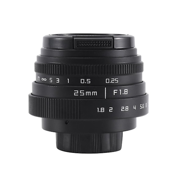 XJ-25mm F1.8 -c Tv-objektiv/cctv-objektiv för 16mm C-fattningskamera manuellt fokusobjektiv-a