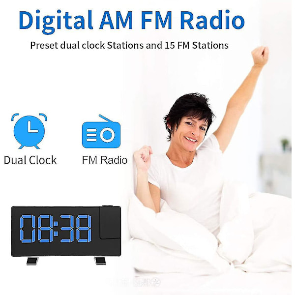 Radio Vekkerklokke med Projeksjon, Projeksjonsvekkerklokke