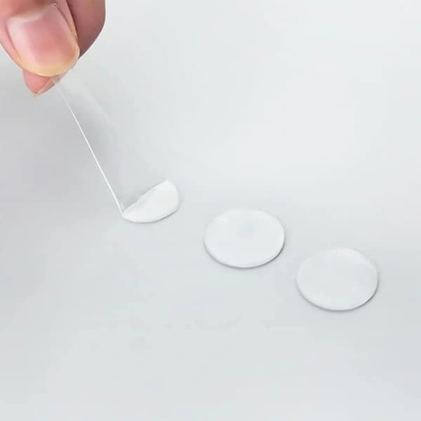 500 Pcs Double-Sided Adhesive Tape 10mm Transparent Removable Dots for Decorations