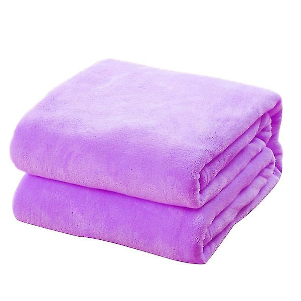 XJ-Myk ensfarget varmt teppe hjem stue sengeteppe pledd matte sofa dekor