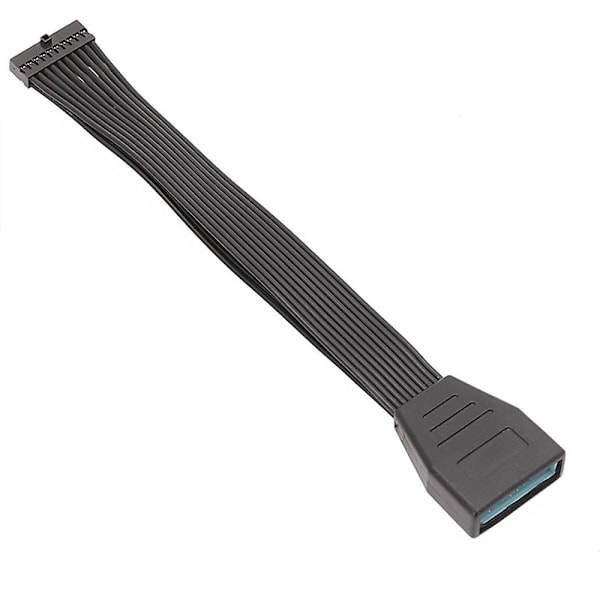 XJ-1kpl Emolevyn USB 3.0 20-nastainen naaras - USB 3.0 20-nastainen uros jatkokaapeli - 15cm