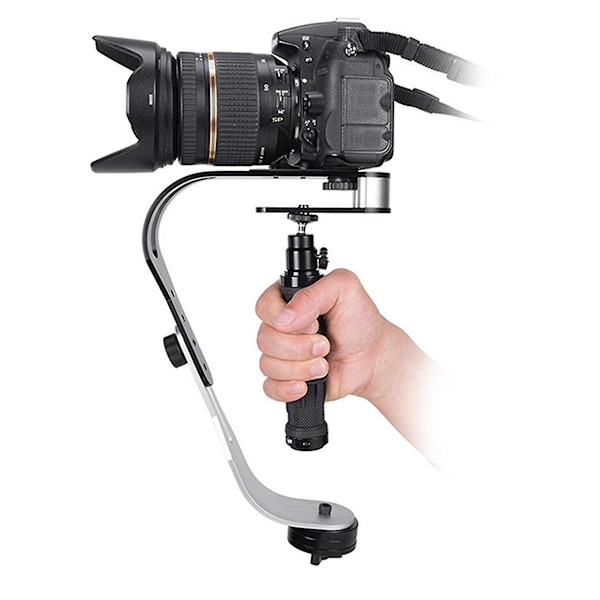 XJ-Dslr Kameraer Videokamera Bærbar Bueformet Håndholdt Stabil Video Stabilisator Anti-risting Balanse Sta