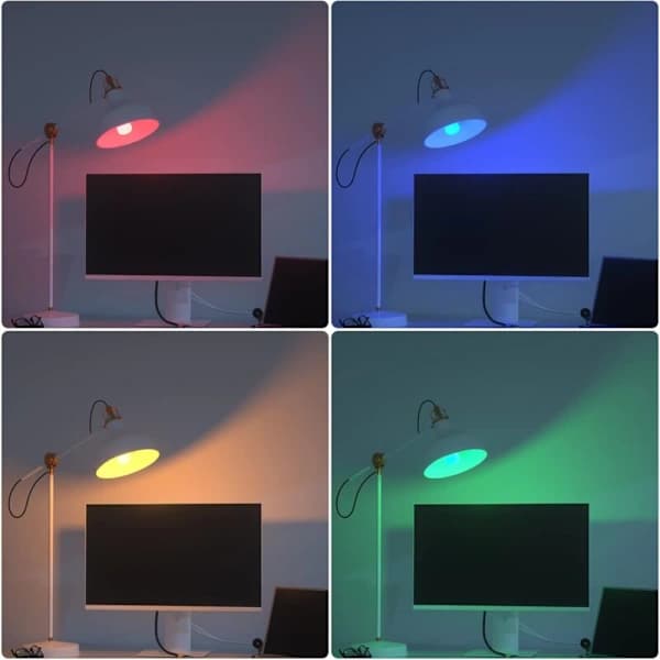 Fargerik E14 LED-pære, 3W flerfarget lys for fester og helligdager[JUN]