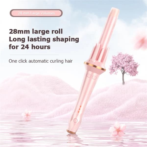 Automatic Hair Curler 28mm with Ionic Technology, Gentle on Hair