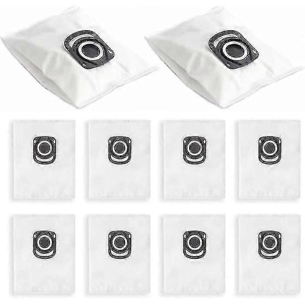 Sopii 10 pölynimuripussille, jotka ovat yhteensopivia Rowenta Hygiene + Silence, Compact Power ja X-Trem Power -pölynimureiden kanssa