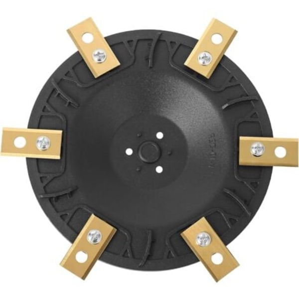 Reservedelsskive for robotgressklipper, roterende skive 6 blader + 6 blader, kompatibel med WORX/Landxcape/Kress/Einhell