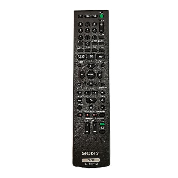 Rmt-d249p til Sony DVD-fjernbetjening Rdr-at100 Rdr-at200 Rdr-hx680 Hx780 [DB]