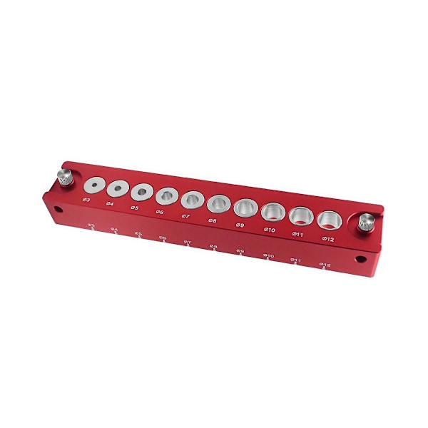 XJ-3-12mm Vertikal Lommehul Jig Træbearbejdning Dyvel Boreguide Selvcentrerende Bor Bit Guide Jig Po