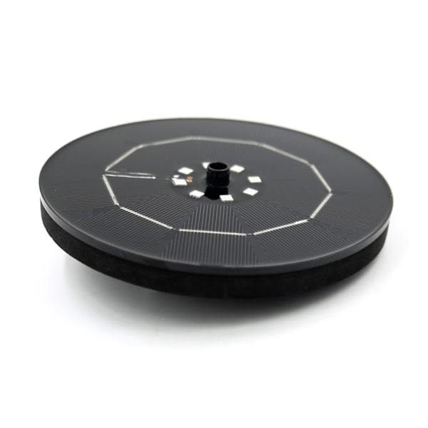 Solcellsdriven fontän med batteri 16 cm