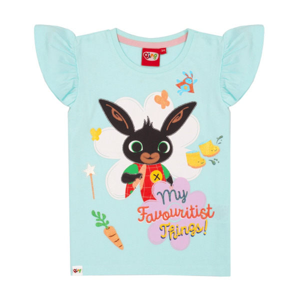 Bing Bunny Tyttöjen Minun Lempparijuttuni Lyhyt Pyjamasetti 2-3 Vuotta Pastellin Vaaleanpunainen/Minttu 2-3 Vuotta