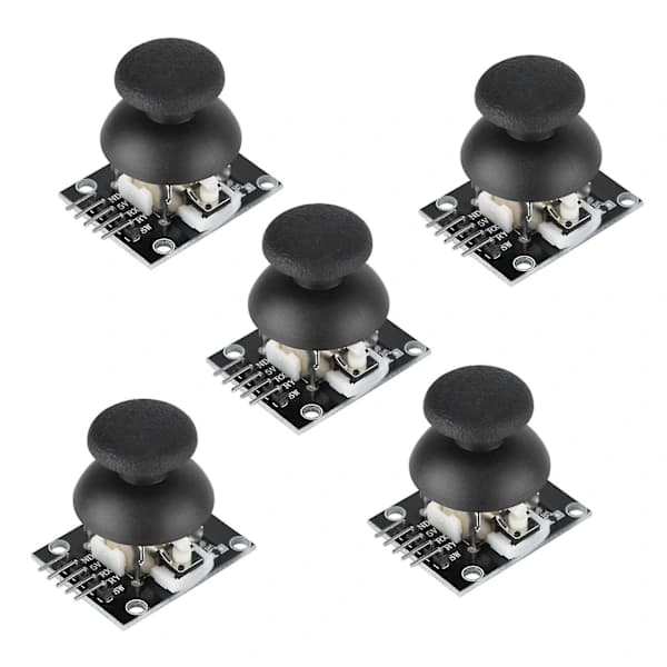 5 stk. Dual-akset Joystick-modul til Arduino-spilcontroller