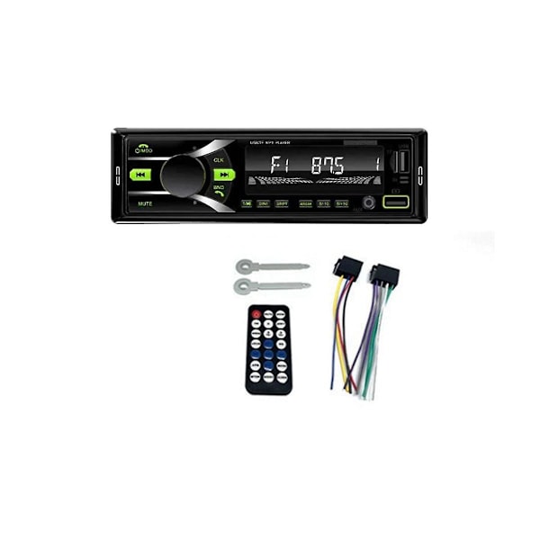 XJ-Car 7 Färgglada Lampor FM Radio Bil Bluetooth 12v MP3-spelare Plug-in Kort U Disk Multimedia Radio