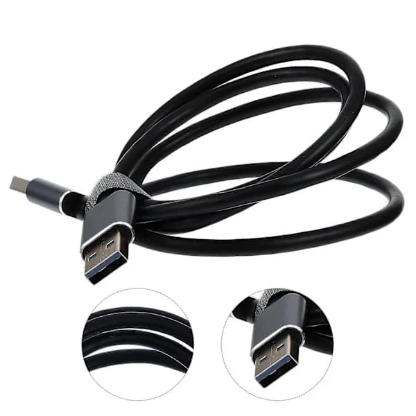 【xj】USB 3.0-kabel USB hann til hann-kabel Dobbel USB-ledning Datakabel for datamaskin