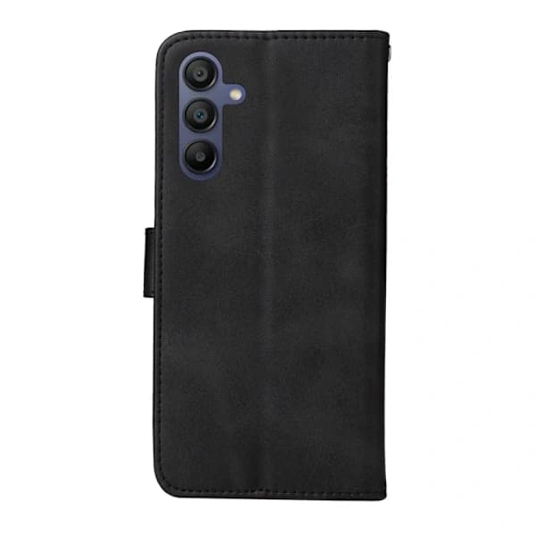 Samsung Galaxy A17 A26 A16 5G Etui i Klassisk Lædertekstur[JUN] Sort