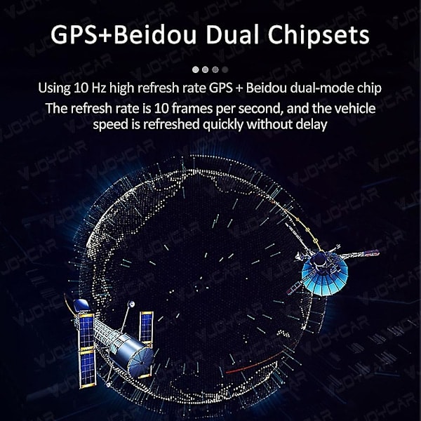 Den nyeste GPS HUD digitale speedometer Plug And Play Alle biler Stor skrift Kmh Mph Biltilbehør null
