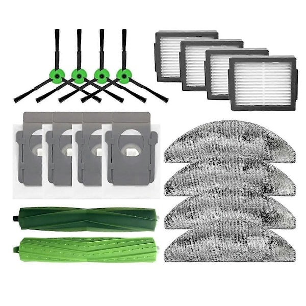 Til I5 / I5+ / J5 / J5+ Robotstøvsuger Udskiftning Hovedbørste Sidebørste HEPA Filter Moppepuder Støvpose - God Som Vist
