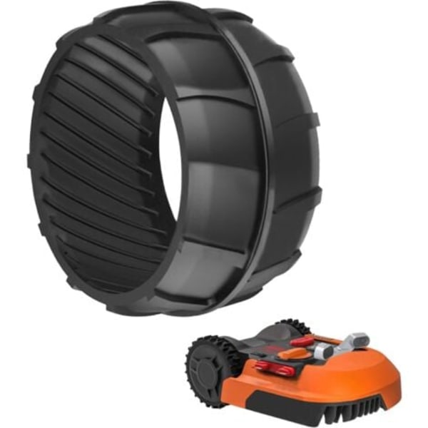 Hjulbeskyttere til Worx Landroid robotplæneklippere, forhjulsprofil, justering, forbedret trækkraft, kompatibel med Worx Landroid M500 M700 S300 M10