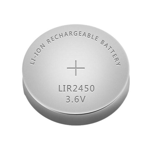 5-pack Lir2450 Lir 2450 3.6v Uppladdningsbara Litiumbatterier Ersätter Cr2450