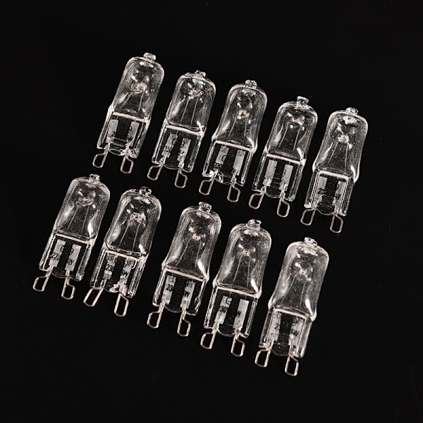 10X G9 Halogen Varmhvit Kontorkapsellampe 25W 23