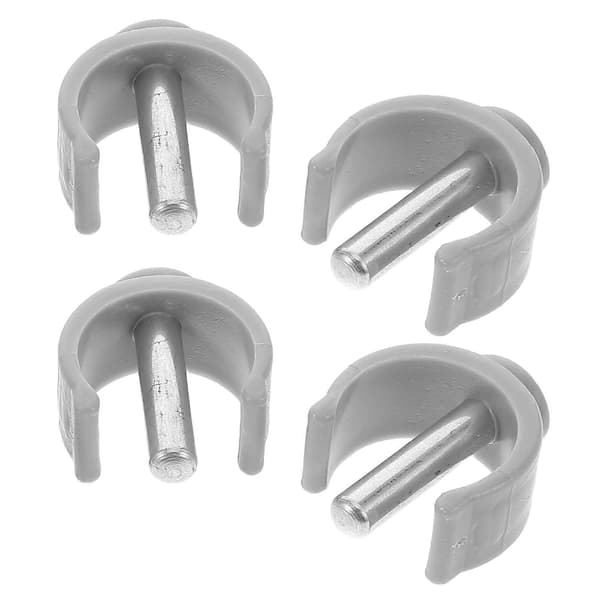 4pcs Replacement Crutch Handle Clamp Buckle Climbing Pole Clips for Walker Crutches and Cane Accessories Climbing Pole Clips