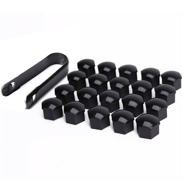 Wheel Nut Cover with Removal Tool, 20-pack 21 mm