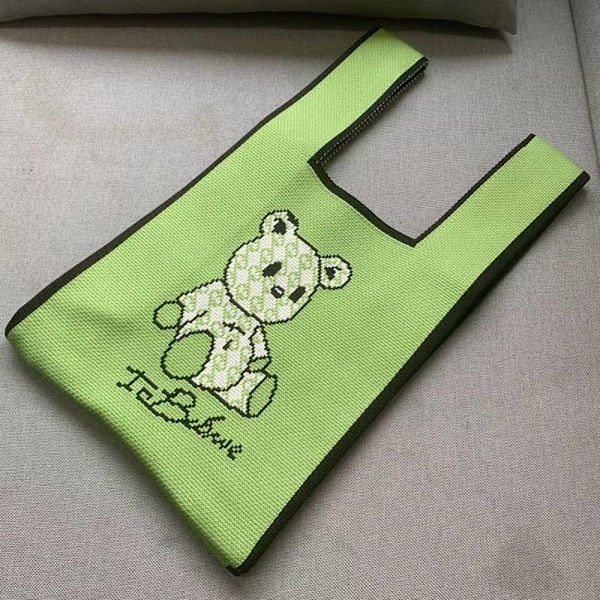 XJ-Stickad handväska Knuten handledsväska 5 5