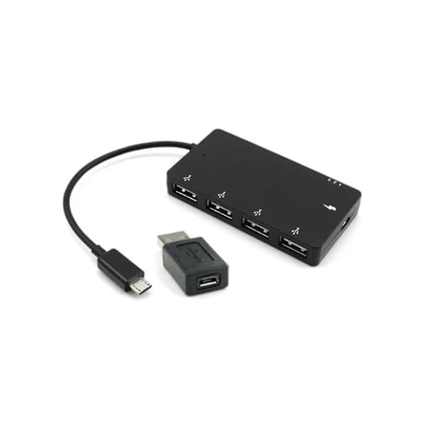Set -usb Otg 4 Port Hub Laddningsadapterkabel För Ph Hög Hastighet