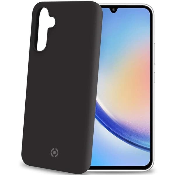 XJ-Cromo Mykt gummideksel Galaxy A34 5G Svart