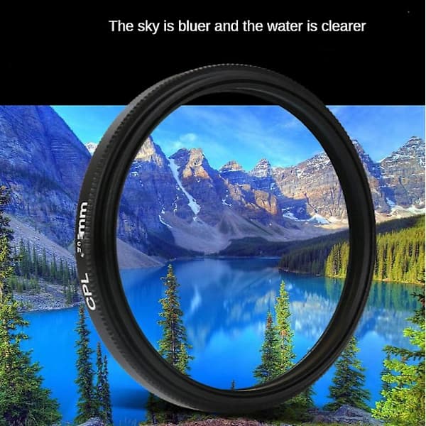 Telefonkameralins 37mm Cpl Polariserad Lins Clip-On Filter Lins[pl]