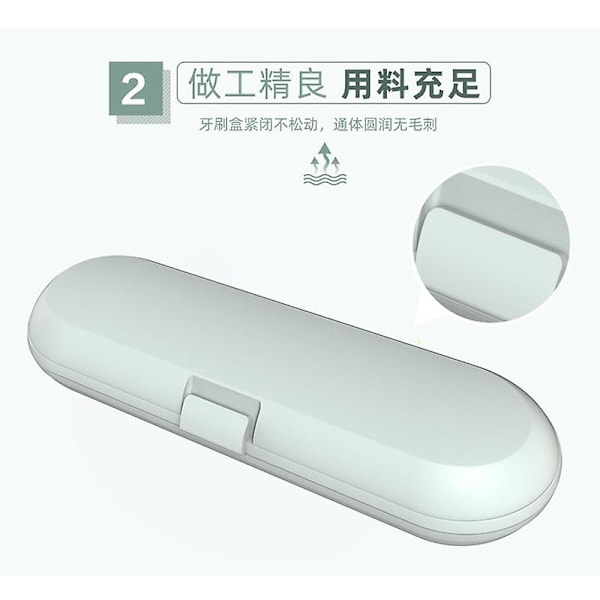 XJ-1 st Elektrisk Tandborste Resefodral För Philips Sonicare Elektrisk Tandborste Resefodral Universal Tandborste Förvaringslåda