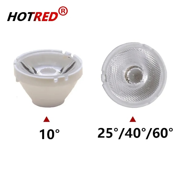 1 st CREE XML LED XML2 LED XHP50 LED 5050 Lins 21mm 32mm vit hållare 10/25/45/60 graders LED-LINS/Reflektor Kollimator