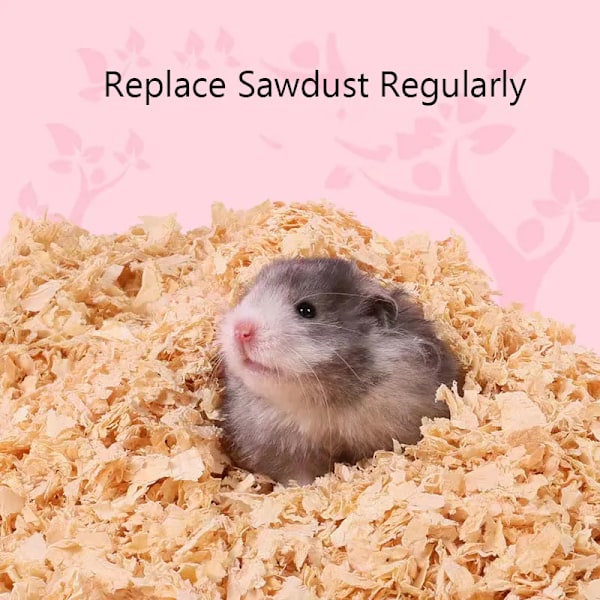 Hamster Sågspån Sterilisera Deodorant Fluffig Stock Sågspån Torrt Varmt Hus Padding Material Smådjursbo Dekorera Tillbehör